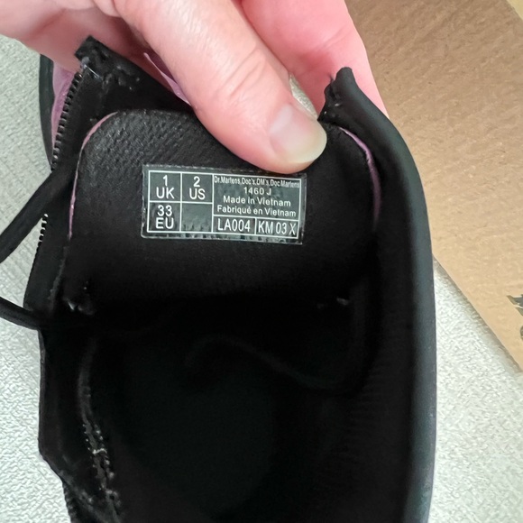 Pink Glitter Dr. Martens Combat Boots - Picture 10 of 10